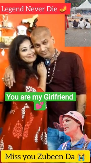 You are my Girlfriend 💕 #zubeengarg #ytshorts #rip #viralshort #tranding