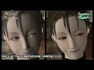 Shadow of Memories - Voice Acting Comparison: Homunculus