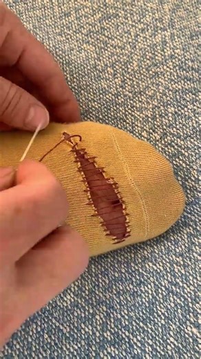 Needle works tips #knottingskills #needlework #youtubeshorts