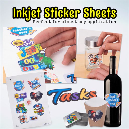 11 reactions · 7 comments | Printable inkjet sticker sheets are a fun...