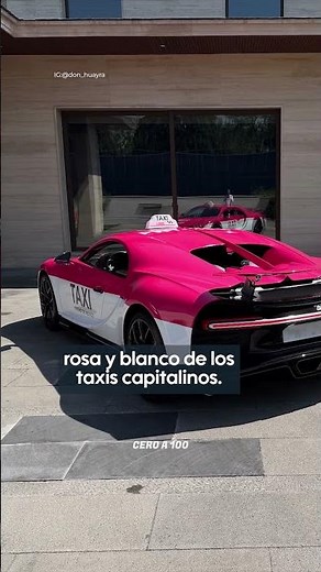 Don Huayra created the Bugatti Chiron taxi and revolutionized the streets of Mexico City. 🚖🇲🇽
