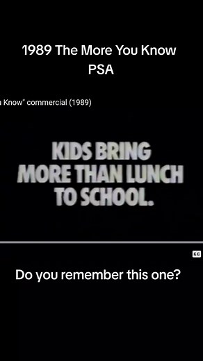 The More You Know: A Teacher's Tribute from the 80s