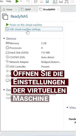 How to install ReadyNAS OS on a VMware virtual machine #shorts #short #shortvideo