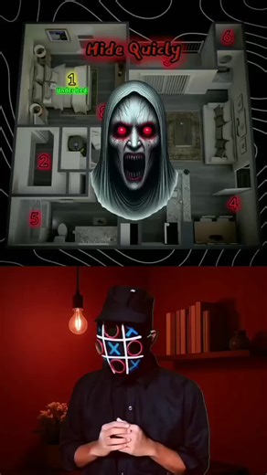 Choose a place to hide.Survived until the end.