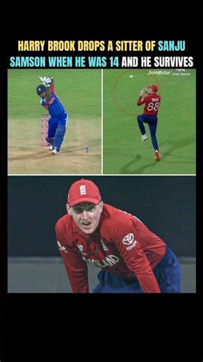 Harry brook didn’t drop the catch he dropped the match for England 😨 #sanjusamson #indiavsengland