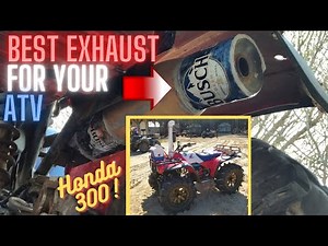 The Best Exhaust for YOUR ATV | Featuring Honda 300 Fourtrax 4x4