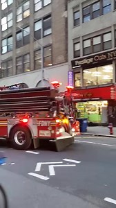 FDNY THE MIGHTY MIDTOWN MOB Engine 65 Going On A Run NYC fdny shorts nyc firetruck firefighter | WestCoast Fire Media
