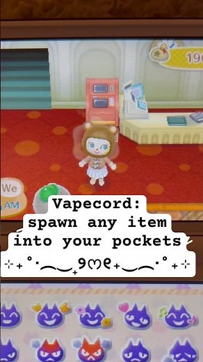 Animal Crossing New Leaf: Vapecord tips ♡ Spawn any item into your pockets (no code needed) ⋆.𐙚 ̊