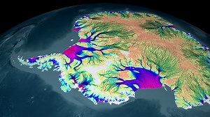 NASA Scientific Visualization Studio | Antarctic Ice Flow Charted From Space