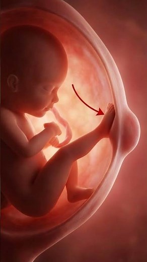 Baby Kicking Inside the Womb