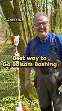 Best way to go balsam bashing #gardening #garden #weeds #invasivespecies