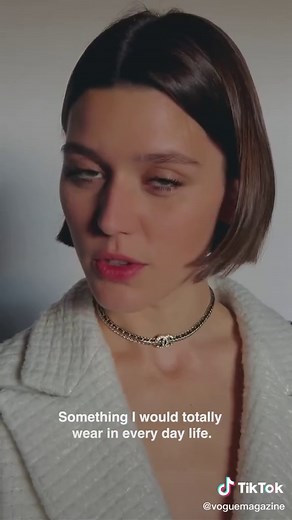 #Chanel FW 2022 was all about tweed. Go backstage with Vivienne Rohner. #ModelBehavior #VogueRunway