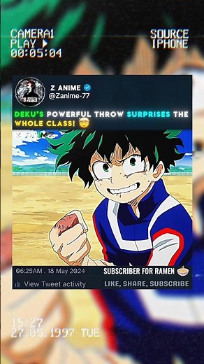 Deku Rocked Everyone Shocked 🥶🔥 #myheroacademia #mha #anime #animeedit