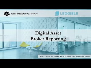 WSBA webinar - Understanding the new Digital Asset Broker Reporting Rules August 2024