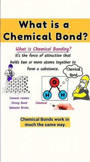 What is a Chemical Bond? #chemicalbonding #bond #chemistry #shorts #short #shortvideo #viral