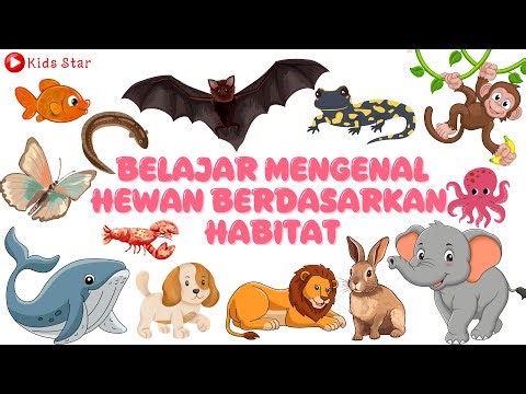 ANIMAL NAMES BASED ON THEIR HABITATS ON LAND, WATER AND AIR COMPLETE FOR SCHOOL CHILDREN TO LEARN...