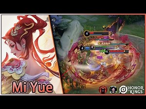 Honor of Kings 【Mi Yue】Mi Yue is a powerful 1v1 hero｜Mi Yue é uma poderosa heroína 1v1