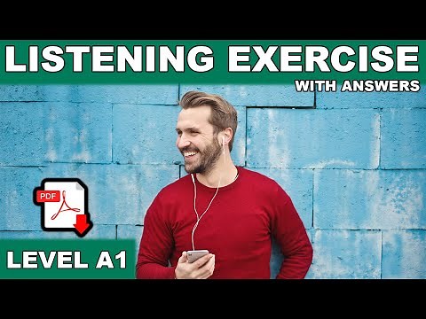 Listening: The Note-Taking Exercises + pdf - Easy English Lesson (Level A1)
