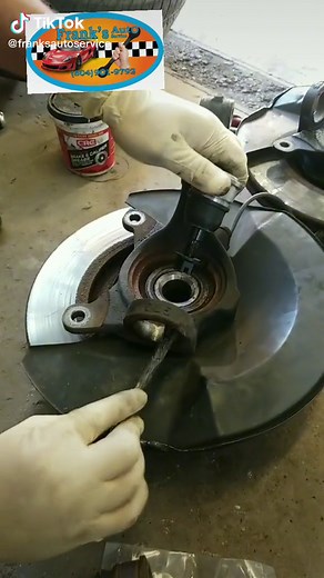 Proper Ball Joint Replacement with Tools at Frank's Auto Service