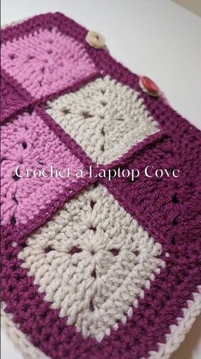 Crochet a laptop case with us! Beginner-friendly tutorial out now! 🧶#shorts #crochet #crafts