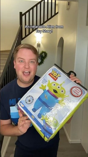 Inflatable Toy Story Alien Costume!