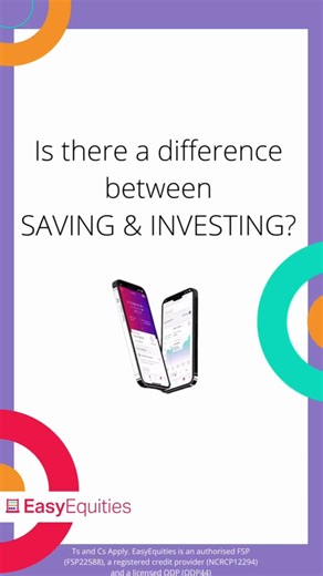 3.8K views · 31 reactions |  Saving = safety net.  Investing = wealth builder. They’re not the same - but together, they’re unstoppable. Save for the now. Invest for the future. Start early and let time do the heavy lifting. Give yourself the gift of time, start early and allow your money to work for you. https://blogs.easyequities.co.za/how-much-money-do-i-need-to-start-investing-with www.easyequities.co.za | #EasyEquities | EasyEquities | Facebook