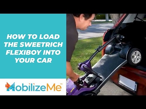 Sweetrich Flexiboy - How to easily load a mobility scooter into your boot using lean & lift"