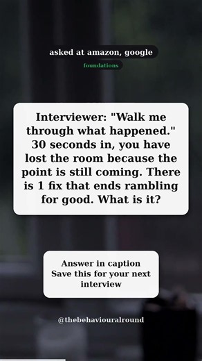 How to tell a behavioral story without rambling | interview tips