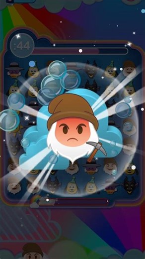 🍎 Grumpy at Level 3 - Face Expression and Attack - Disney Emoji Blitz #snowwhite