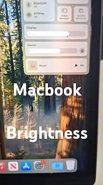 Macbook | How to set your brightness of your display screen