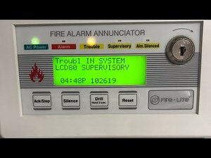 How to wire and program the Fire Lite LCD-80F