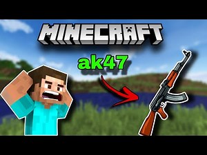 Minecraft gun Mod Download MCPE || #minecraft #mcpe #gaming #minecraftgameplay