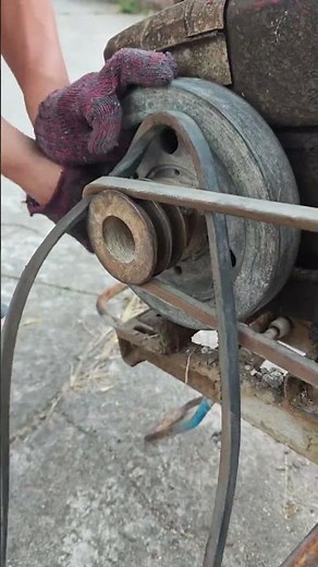 The installation process of the Inner belt for a single cylinder diesel engine