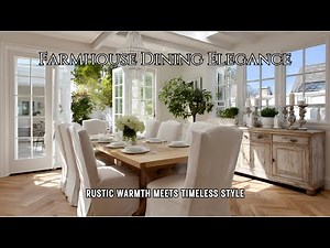 Ballard Designs Dining Room Tour | Farmhouse Meets Traditional Elegance