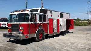 Available Now! 1992 Spartan Saulsbury Heavy Rescue, $75,000. Click here to view complete specs and photos: http://firedept.link/1992-Spartan. This unit features a Spartan Gladiator raised roof 4 door enclosed chassis, powered by a 500 HP Detroit Diesel with Jake Brake and Allison automatic transmission, with ONLY 28,000 miles and 3600 engine hours! | Command Fire Apparatus LLC - Used Fire Trucks