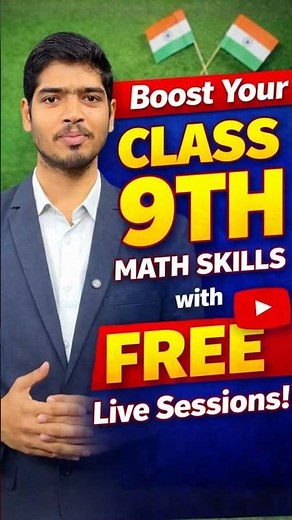 Boost Your Class 9th Math Skills with FREE Live Sessions! | #vedemy #maths #class9maths