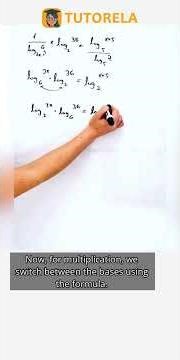 Solve Complex Logarithmic Equation: 1/log₂ₓ6 × log₂36 #Math #RulesOfLogarithms