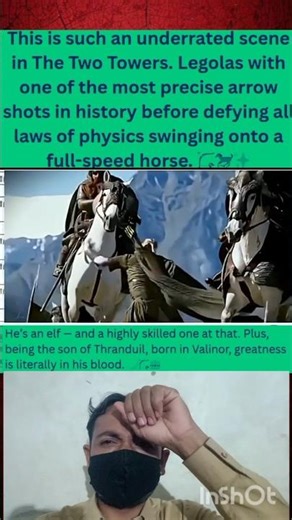 Legolas' Horse Jump Scene in The Two Towers Was Insane#nobatidao #flipbook #filmanalysis #shorts