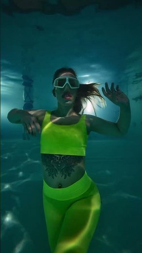 How Long Can She Hold Her Breath? | Freediving Pool