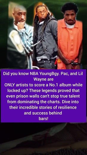 NBA Young Boy, 2Pac & Lil Wayne PROVED You Can Drop a No.1 Album Even In Prison! #nbayoungboy#tupac