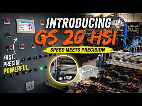 GS 20 HSI | High-Speed Automatic Stand-Up Zipper Pouch Machine
