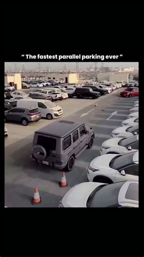 explain.ia on Instagram: "This video captures a packed rooftop parking lot where a red sedan is shown perfectly wedged between two vehicles, paired with the text "The fastest parallel parking ever," which highlights a common viral trend of showcasing impressive driving maneuvers. But beyond the humor, it reflects the real complexity of parallel parking, a task that challenges even experienced drivers due to limited space, vehicle size, and tight turning geometry. Parallel parking requires precis