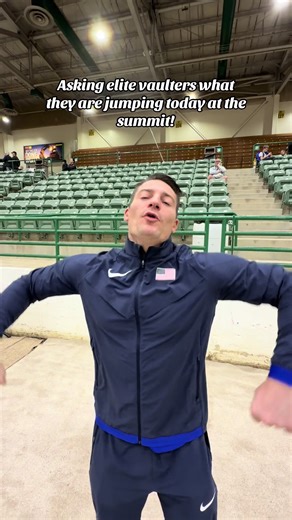 What are you jumping today!! Ft elite Pole Vaulters #polevaultsummit #polevault #trackandfield #vaultingwithsam