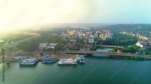 Panaji, also known as Panjim, is the state capital of Goa, in southwest India. Located on the banks of the Mandovi River, the city has cobblestone streets lined with colorful villas an buildings from