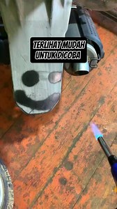 cara menghitamkan body kasar motor #tutorial #vehicle #otomotif | Blackrothom