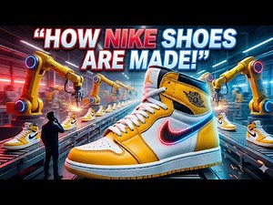 Inside the Giant NIKE Factory : How NIKE Shoes Are Made (Full Process Explained)