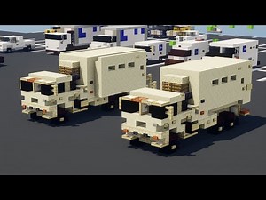 Minecraft FMTV M1087 Expandable Van Tutorial