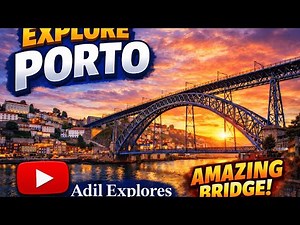 WORLD´S MOST BEAUTIFUL BRIDGE | Porto Bridge 4K Drone shot | Adil Explores