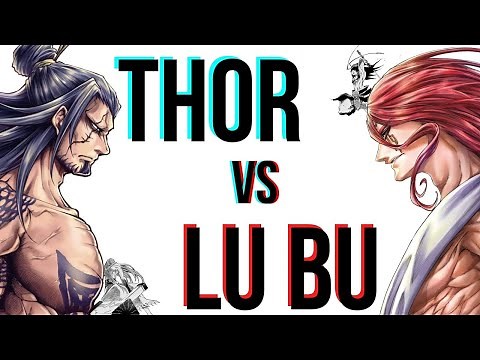 Record Of Ragnarok | Thor vs Lu Bu Full Fight | English Dub