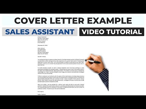 Cover Letter Example | Sales Assistant / Associate Position